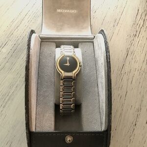 Vintage Movado Museum Ladies Two Tone Watch